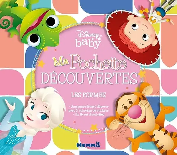 Couverture : Disney Baby: Ma pochette découvertes: Les formes: Pochette d'activités avec des stickers: Dès 4 ans