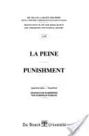 Couverture : La peine: (4)