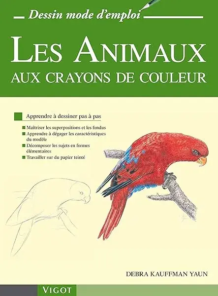 Couverture : Les animaux aux crayons de couleurs