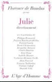 Couverture : Julie: divertissement