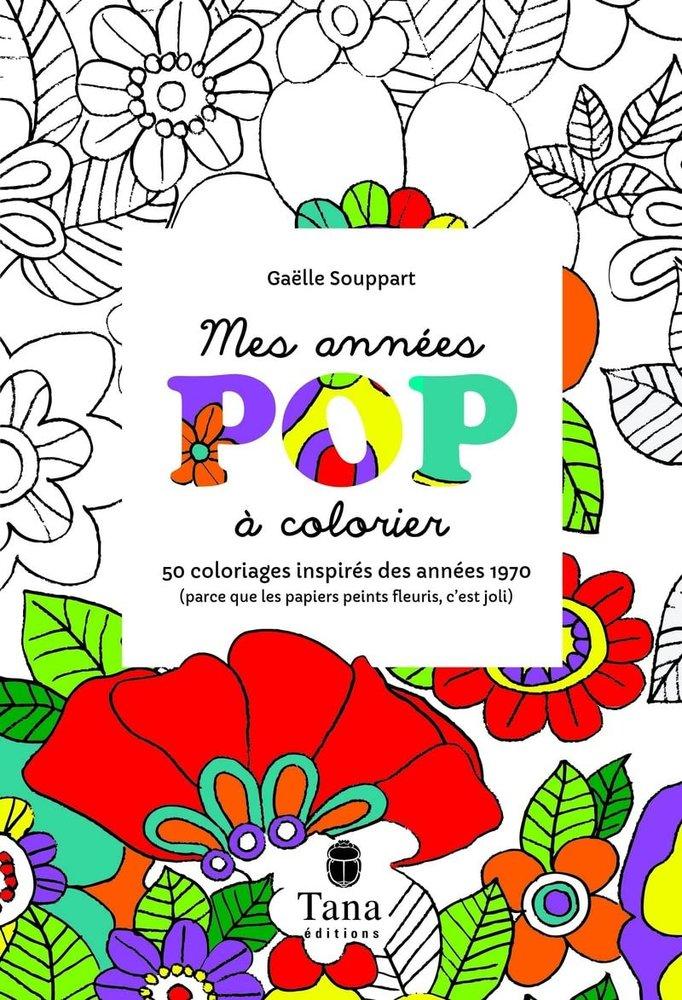 Couverture : Mes années pop à colorier