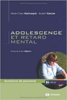 Couverture : Adolescence et retard mental