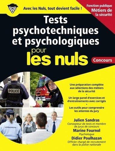 Couverture : Tests psychotechniques et psychologiques pour les nuls
