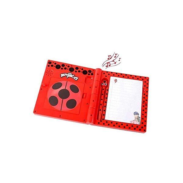 Couverture : Bandai: Miraculous Ladybug: Journal intime interactif: parle français: role play: 82958