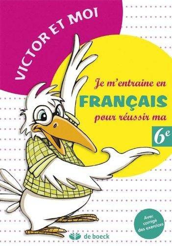 Couverture : Je m’entraîne en Français pour réussir ma 6e année