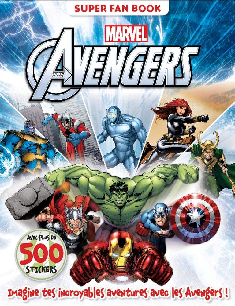 Couverture : Super fan book Avengers: Avec plus de 500 stickers
