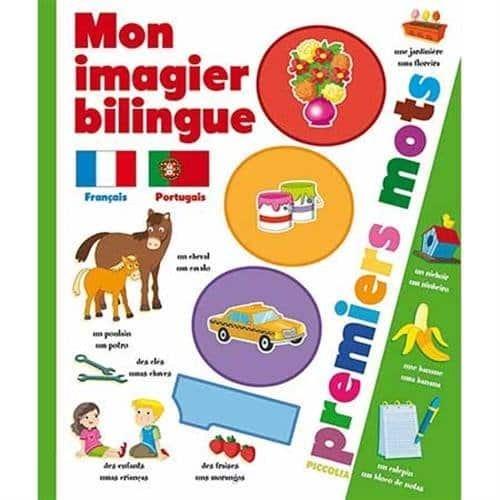 Couverture : Mon imagier bilingue français-portugais : 1 000 premiers mots