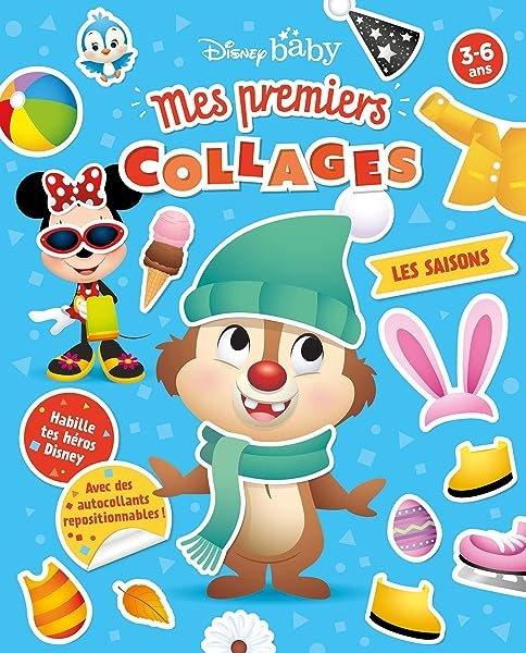 Couverture : DISNEY BABY: Mes premiers collages: Les saisons
