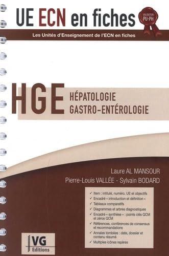 Couverture : HGE Hépatologie: Gastro: Entérologie