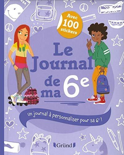 Couverture : Le Journal de ma 6e
