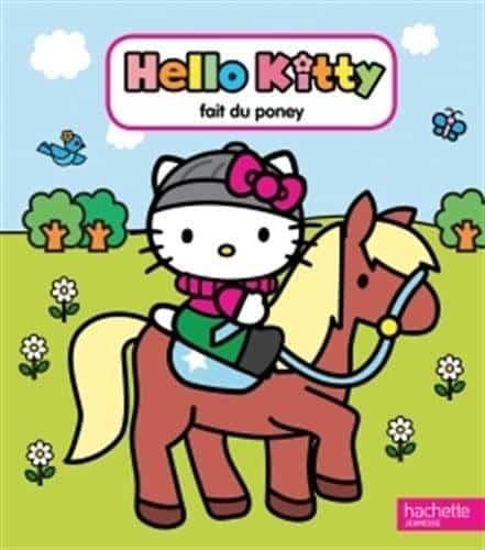 Couverture : Hello Kitty fait du poney