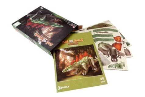 Couverture : Le stégosaure et les dinosaures herbivores: Coffret Livre + modèle 3D