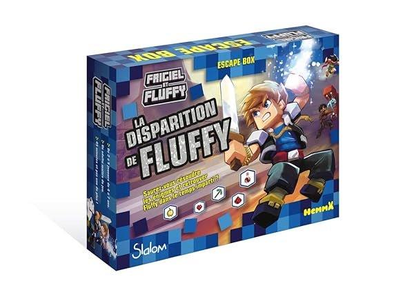 Couverture : Frigiel et Fluffy: Escape Box: La disparition de Fluffy: Jeu d'énigmes: dès 7 ans
