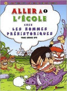 Couverture : Aller à l’école chez les hommes préhistoriques