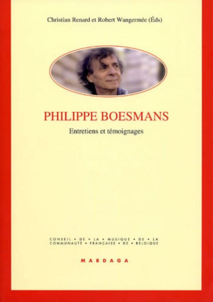 Couverture : Philippe Boesmans: entretiens et témoignages