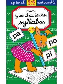 Couverture : Mon grand cahier des syllabes N 1