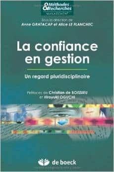 Couverture : La confiance en gestion: Un regard pluridisciplinaire