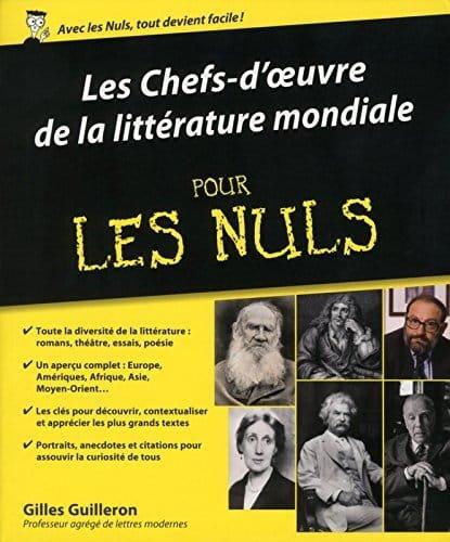Couverture : Les Chefs d’œuvre de la littérature mondiale pour les Nuls