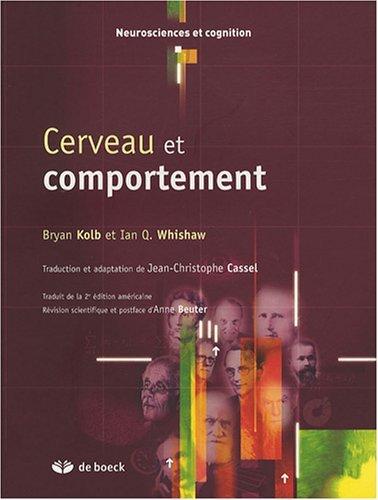 Couverture : Cerveau et comportement