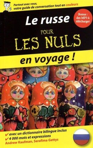 Couverture : Le russe pour les nuls en voyage !