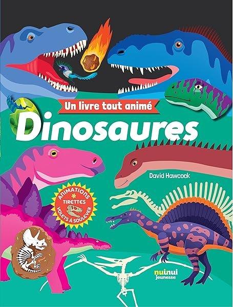 Couverture : UN LIVRE TOUT ANIMÉ: DINOSAURES