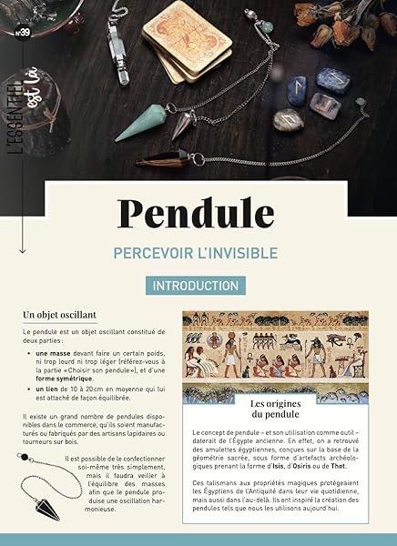 Couverture : Pendule: Percevoir l'invisible