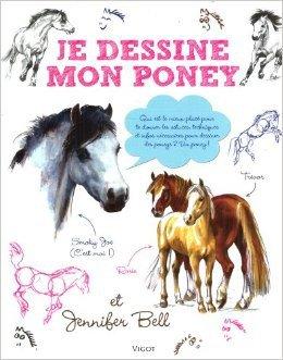 Couverture : Je dessine mon poney