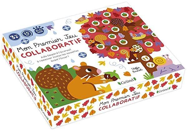 Couverture : Mon premier jeu collaboratif: Jeu de société jeunesse avec 1 plateau, 1 dé et des pions: À partir de 3 ans