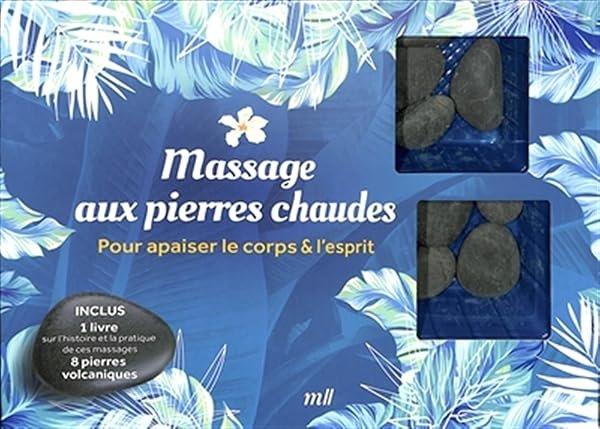 Couverture : Coffret: Massage aux pierres chaudes: Pour apaiser le corps et l'esprit