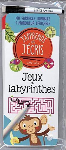 Couverture : J'apprends et j'écris Jeux et Labyrinthes
