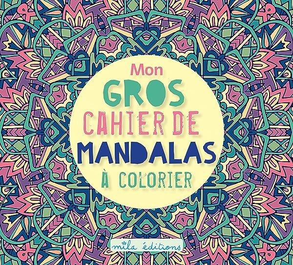 Couverture : Mon gros cahier de mandalas à colorier