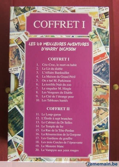 Couverture : les 20 meilleures aventures d’harry dickson