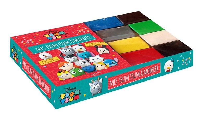 Couverture : Mes Tsum Tsum à modeler: Coffret avec 8 bloc de pâte polymère