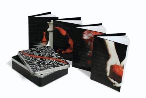 Couverture : Le coffret Twilight: 4 carnets souvenirs