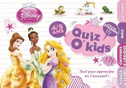 Couverture : Quiz O’kids Princesse 4/5 ans