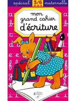 Couverture : Mon grand cahier d écriture