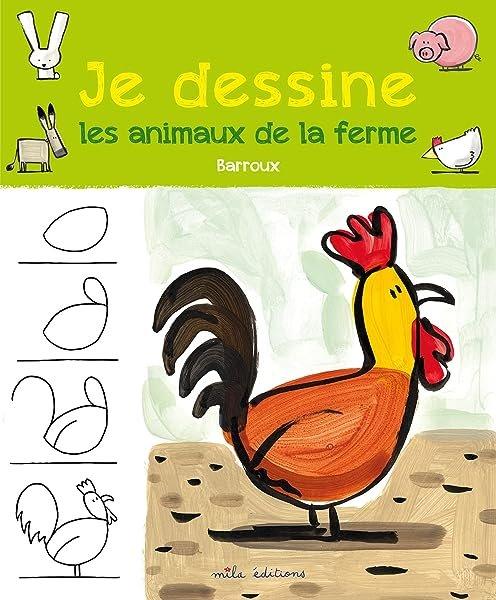 Couverture : Je dessine les animaux de la ferme