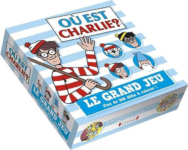 Couverture : Charlie: Le grand jeu: Jeu de plateau avec des scènes de cherche-et-trouve, 200 cartes, un dé, un sablier et des pions: À partir de 6 ans