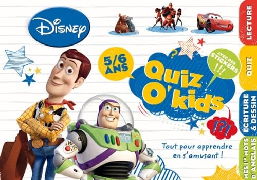 Quiz O'kids Disney Pixar 5/6 ans 1 Quiz O'kids Disney Pixar 5/6 ans