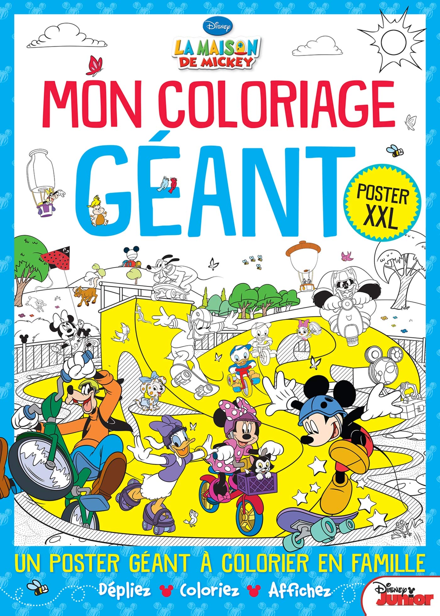 La maison de Mickey : Mon coloriage géant 1 La maison de Mickey : Mon coloriage géant