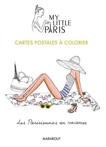 Cartes postales à colorier My Little Paris 1 Cartes postales à colorier My Little Paris