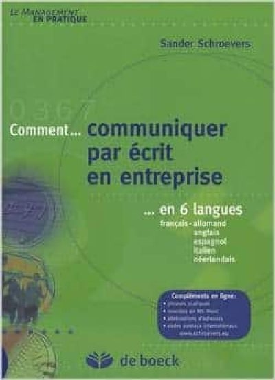 Comment communiquer par écrit en entreprise – en 6 langues