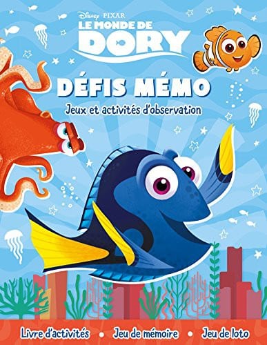 Défis mémo Le monde de Dory - Jeux et activités d'observation 1 Défis mémo Le monde de Dory - Jeux et activités d'observation