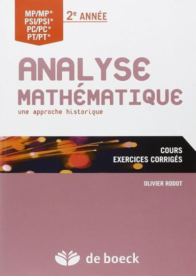 Analyse mathématique: Une approche historique