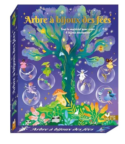Arbre à bijoux des fées – coffret avec accessoires