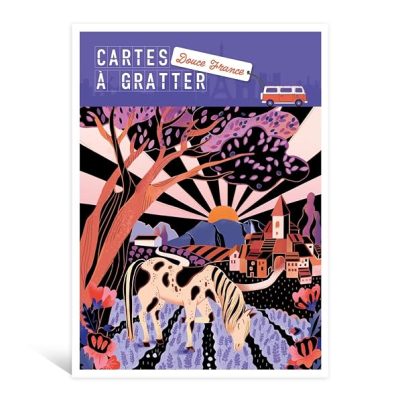 Cartes à gratter – Douce France
