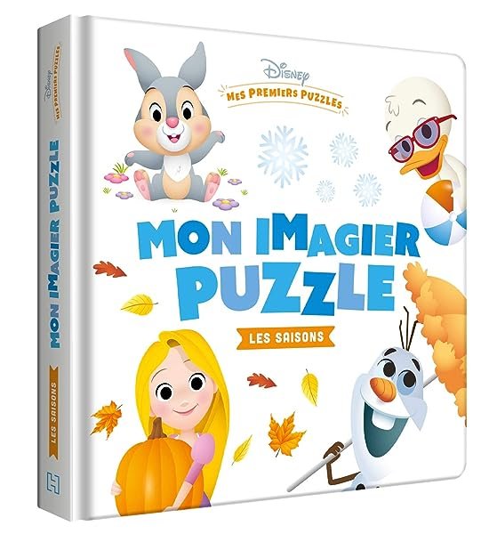 Couverture de DISNEY BABY - Mes Premiers Pas - Les saisons - Imagier Puzzle 4 pièces