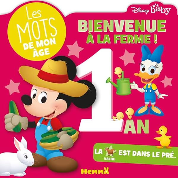 Disney Baby - Les mots de mes 1an - Bienvenue à la ferme ! - Livre d'éveil - Dès 12 mois 1 Disney Baby - Les mots de mes 1an - Bienvenue à la ferme ! - Livre d'éveil - Dès 12 mois