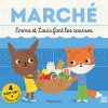 Emma et Louis font les courses - Cherche et trouve en pop-up - tout-carton cherche et trouve avec 4 pop-up - Alimentation saine - Apprendre à bien manger - Dès 2 ans