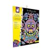 Janod J07892 Party Batman Scratch Art Animal Mandalas, White, one Size – Image 3
